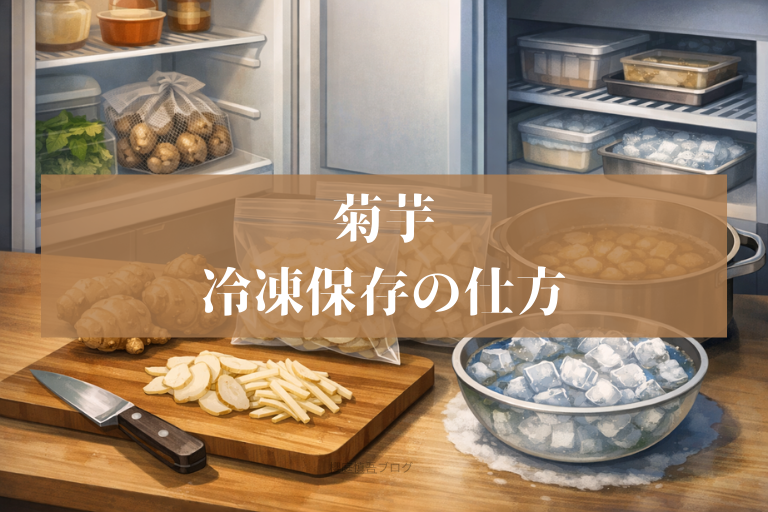 菊芋の冷凍保存の仕方 変色しない下ごしらえと解凍のコツ｜櫻庭慎吾ブログ